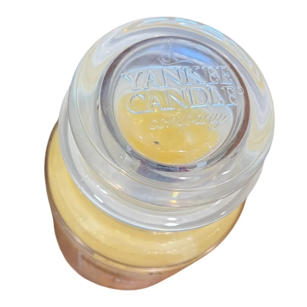 Yankee Candle Jar Buttercream Rare Vintage Black Band Retired Cream Yellow 22 Oz